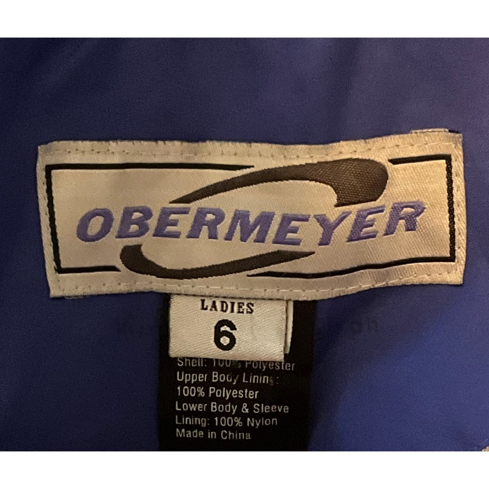 Obermeyer Ridgeline Womens Ski Jacket Blue‎ Gray HydroBlock Size 6 Hooded Coat - Picture 4 of 9